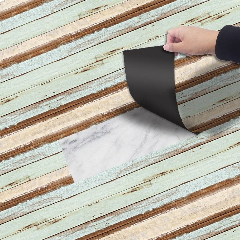 Wood Grain Floor Tiles Plank er DIY PVC Self Adhesive Waterp