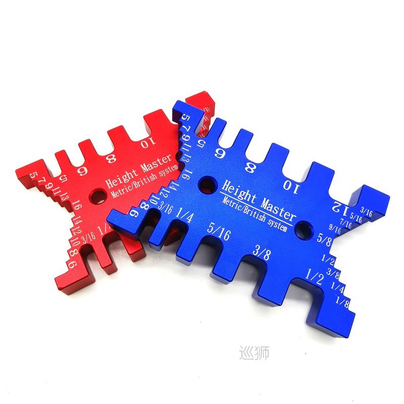 Aluminum Dovetail Jig Tenon Caliper Metric and Imperial Scal-封面