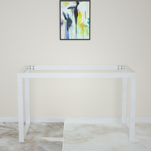 办公桌脚金属桌腿吧台支架铁艺桌钢制会议桌架书桌可定制铁架