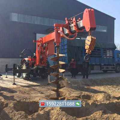 推荐新品短螺旋钻旋 挖掘机螺旋钻机 小型螺机钻机螺旋z钻土机价