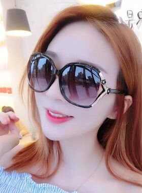 夏季2023年新款太阳眼镜防紫外线级感ins墨镜女士防晒大脸显瘦