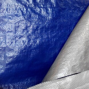 特厚蓝银布 帐篷布 遮阳布 塑料布 雨蓬布 防雨防水布 蓝色塑料布