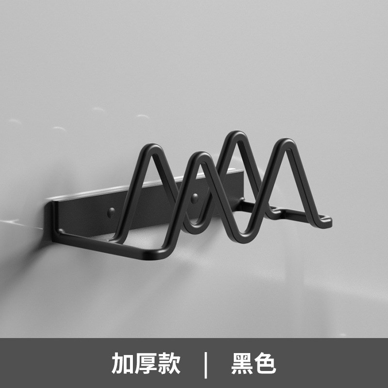 小众高货简约壁挂式刀板架 太空铝家用锅盖收纳架M型砧板架工厂