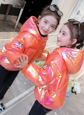 女童冬装羽绒服加厚2021新款儿童冬季韩版棉袄时髦小女孩洋气棉衣