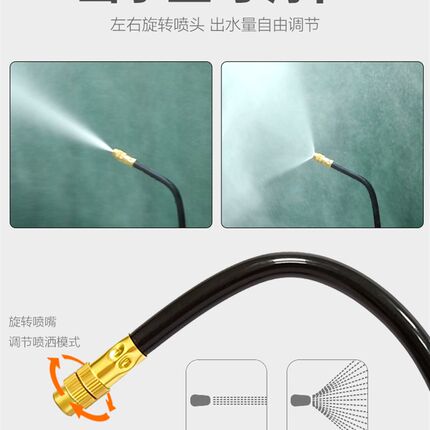 自动喷雾器万向喷头雾化喷t淋系统浇花水神器微灌溉降温设备定时