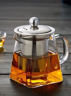 Household Teaware Tea Set Glass Teapot for Stove Heat Resist