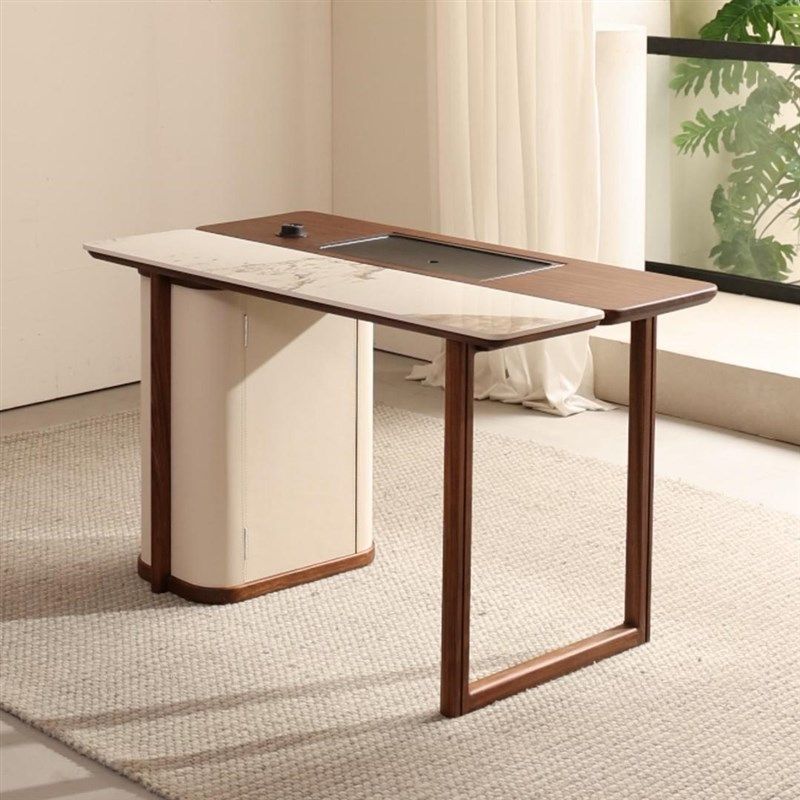 新中式阳台茶桌简约家用小茶台乌金木茶桌椅茶盘一体黑胡桃色茶台,住宅家具,家用茶台/茶桌,淘宝优惠券,粉丝福利购,淘宝优惠卷