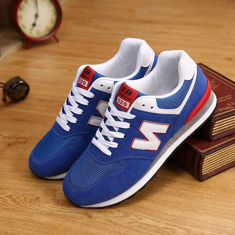 夏季网面透气潮流跑步鞋子男百搭情侣休闲运动鞋韩版透气网布鞋女