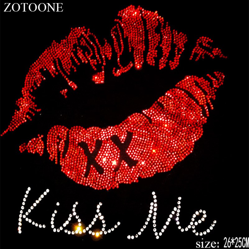 ZOTOONE Hotfix Rhinestone Applique for Clothes Decoration Re