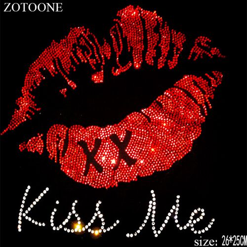 ZOTOONE Hotfix Rhinestone Applique for Clothes Decoration Re