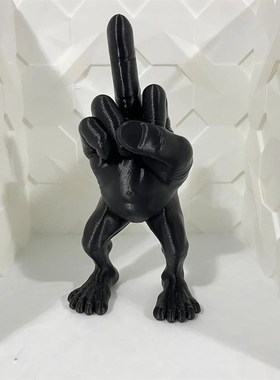 新品Middle Finger Figure With Legs搞笑办公桌配件插科打诨礼物