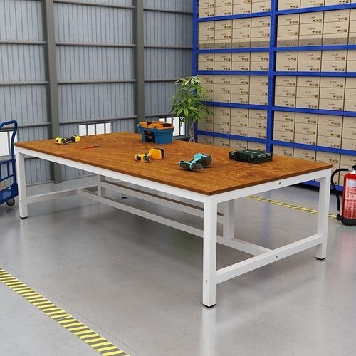 工作台双层快递打包台包装桌流水线操作台车O间工厂装配检验实验