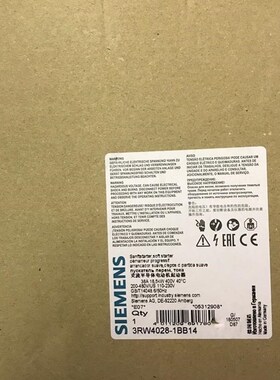 3RW4028-1BB14/1BB04SIRI8S软起启动器3AU 18.5 kW/400V