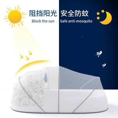 lzok新o婴儿便携式睡床床上床宝宝防压生床儿床可移动床小中可折