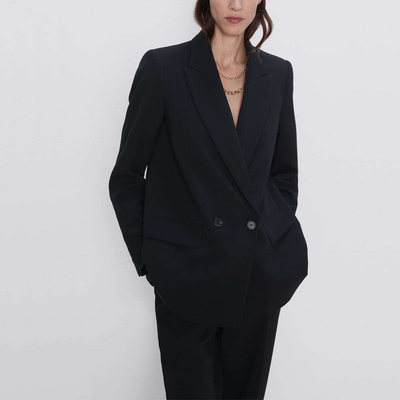 厂家Autumn and winter women's blazer jacket casual solid