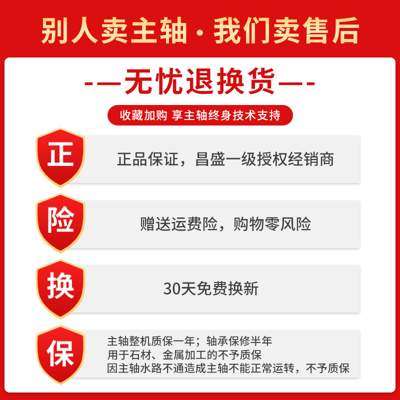 速发昌盛主轴雕刻机主轴电机水冷电主轴1.5/2.2/3.2kw主轴雕刻机 五金/工具 雕刻机 原图主图