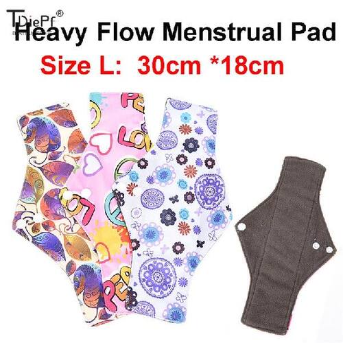 热销Feminine Hygiene Menstrual Pad Mama Cloth Sanitary Bambo
