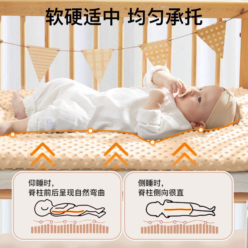 新生婴儿床垫褥子宝宝睡觉垫儿童拼接床幼儿园垫被尿布台垫子