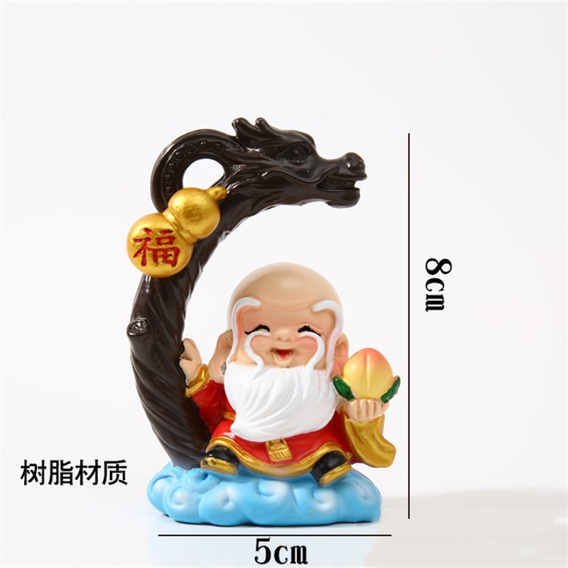 喜庆寿公寿婆祝寿生日蛋糕装饰爷爷奶奶老人贺寿蛋糕甜品台摆件