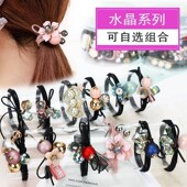 女生绑头发 头绳高级感女士扎头皮筋高弹力耐磨头饰韩式 头圈发绳