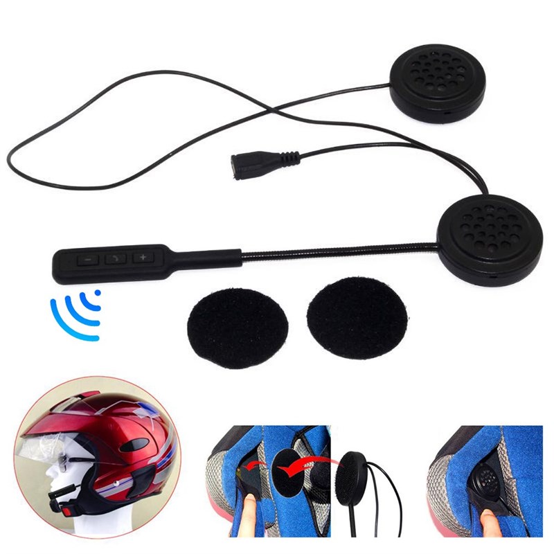 Headset Bluetooth Earphone Call-Speaker Motorcycle Helmet BT