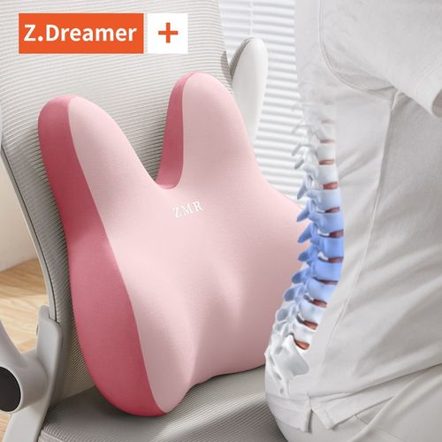 办公室座椅靠枕椅子护腰背靠垫记忆棉腰靠腰垫孕妇久坐腰枕靠背垫