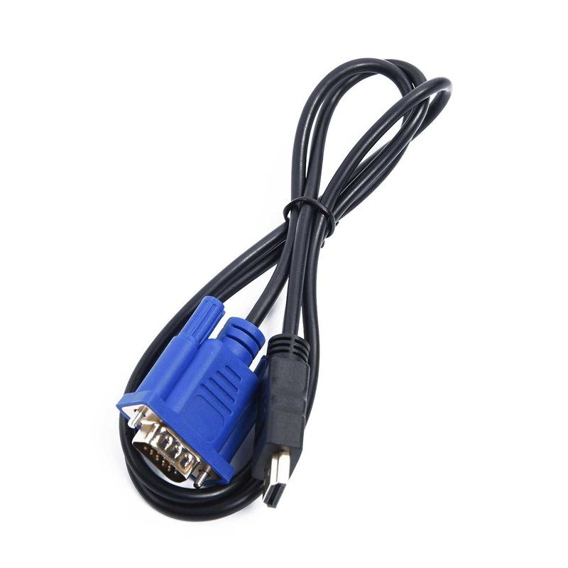 速发1M HDMI to VGA D SUB Male Video Adapter Cable Lead for H 工业油品/胶粘/化学/实验室用品 其他工业用纸 原图主图