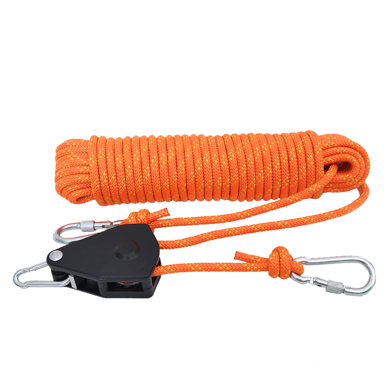 晾衣绳室外晒被子加粗钢丝芯拉紧扣户外防风防滑晾晒衣服神器绳子