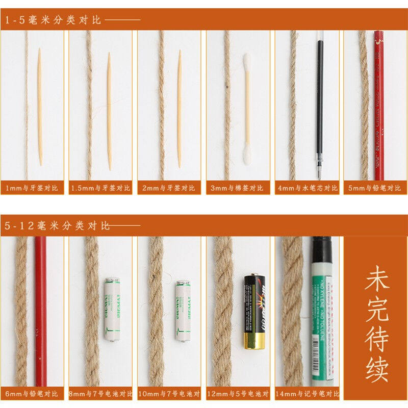 绳子diy手工麻绳复古装饰品粗细麻绳照片墙吊牌S包装线捆绑麻线绳
