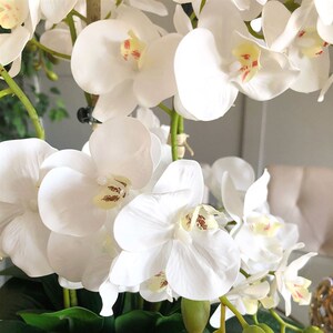 热销1Pc Artificial Phalaenopsis Silk Fake Flowers Room Home