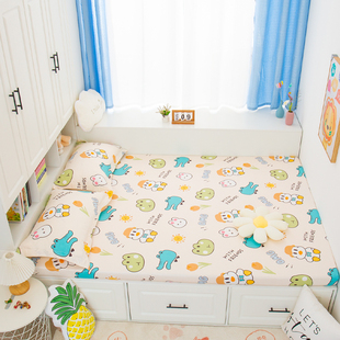 儿童榻榻米床笠定制薄棕垫床罩单件保护罩卡通床单1.2米1.35m