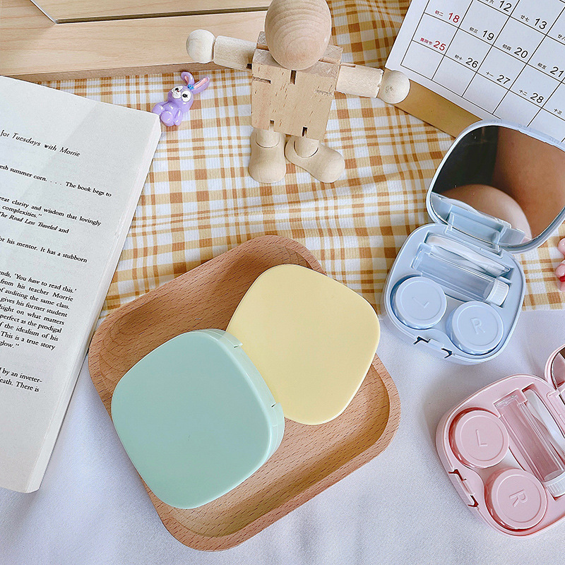 网红Contact Lens Case Candy Color Contact Lens Case Simple C