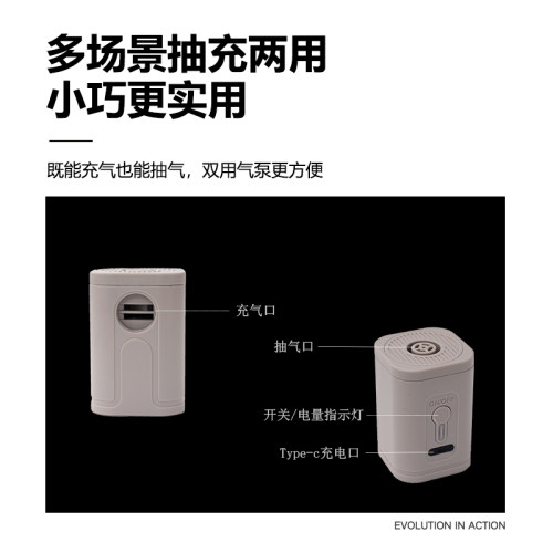 山之客户外电动充气泵露营便携帐篷D充气沙发充气床垫充气泵多功