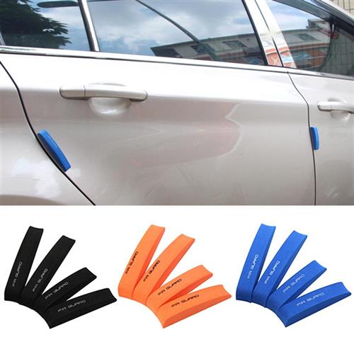 速发4Pcs Car Door Bumper Strips Edge Guards EVA Foam Anti-Co