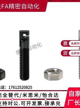 FFL01-D4/D5/D6/D8-L15/L20/L25/L30/L40 拉伸弹簧用支柱 缺口孔