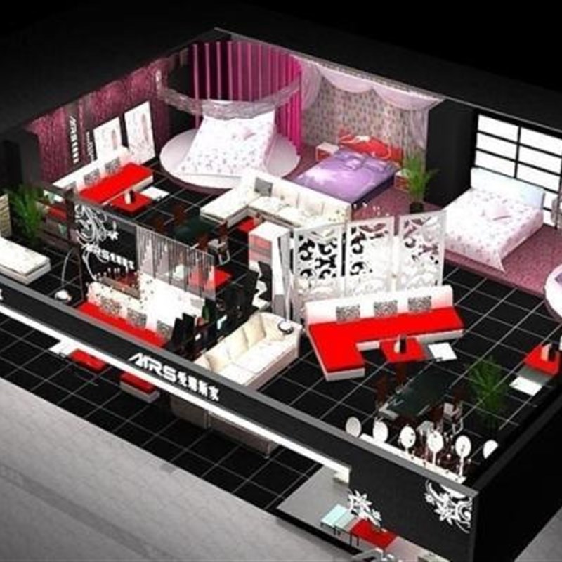 家具展厅.家居卖场设计效果z图 大型卖场家居体验馆家具实体店