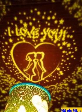厂销寝室灯夜光灯不插电月亮灯小夜灯光控书签控灯浪漫星空投影品
