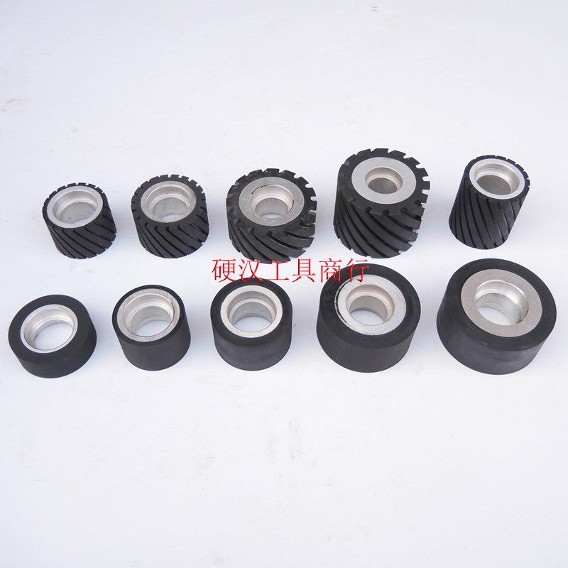 砂带机橡胶轮被动轮铝芯砂带套轮抛光机打磨过砂抛光轮从动轮定做,标准件/零部件/工业耗材,百叶轮,淘宝优惠券,粉丝福利购,淘宝优惠卷