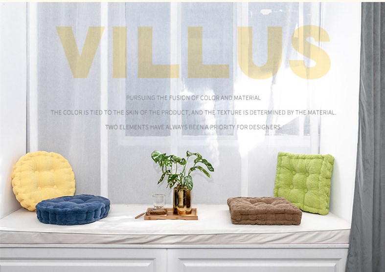 Cheoalfa Square Decorative pillow Floor Cushion Chair Pad  T