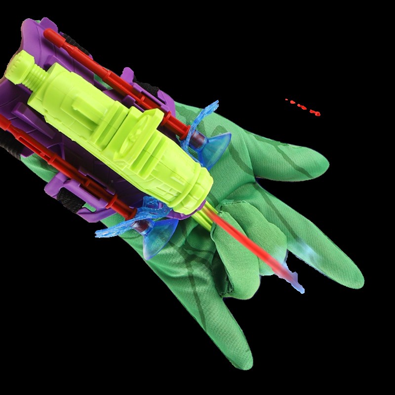蜘蛛发射器罗卜儿童玩具枪男孩子英雄侠黑科技吐丝手套可发射礼物
