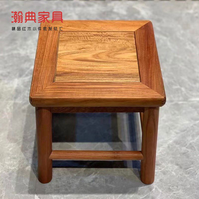花梨木小方凳家用板凳实木原木凳子客厅红木换鞋凳沙发茶几矮凳