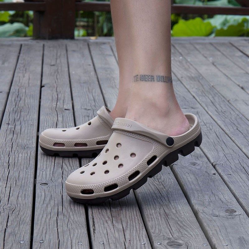 超大码拖鞋男45夏天46加大号47加肥48休闲沙滩大头洞洞凉鞋49厚底,流行男鞋,洞洞鞋,淘宝优惠券,粉丝福利购,淘宝优惠卷