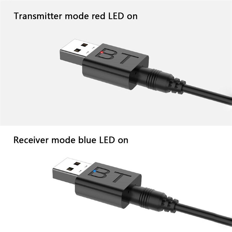 Portable Bluetooth 5.0 Dongle for PC Car Wireless AUX USB Tr