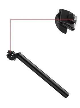 Bicycle Seatpost Mountain-Bike MTB Aluminum-Alloy Black Road