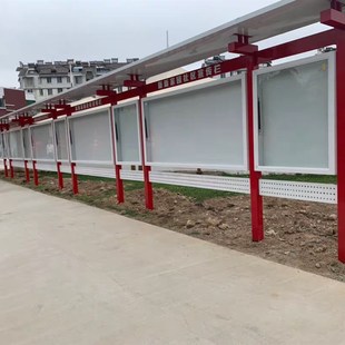 不锈钢宣传栏烤漆 公告栏布告栏 户外广告栏校园小区挂墙铁艺橱窗