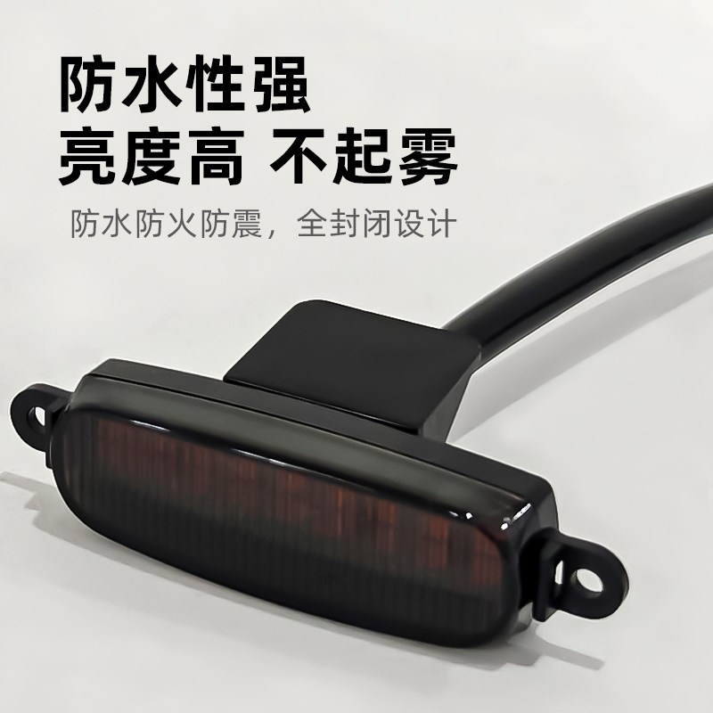 改装通用新款汽车中网灯小黄灯越野爆闪LED日行灯辅助灯雾灯熏黑