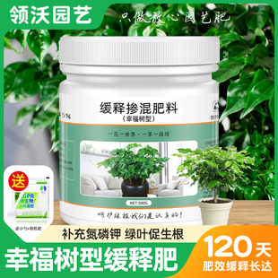 幸福树专用肥料缓释肥盆栽植物室内绿植养花花肥通用氮磷钾复合肥