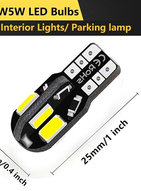 10x Error Free T10 LED W5W 2825 Interior Light Bulb  BMW E46