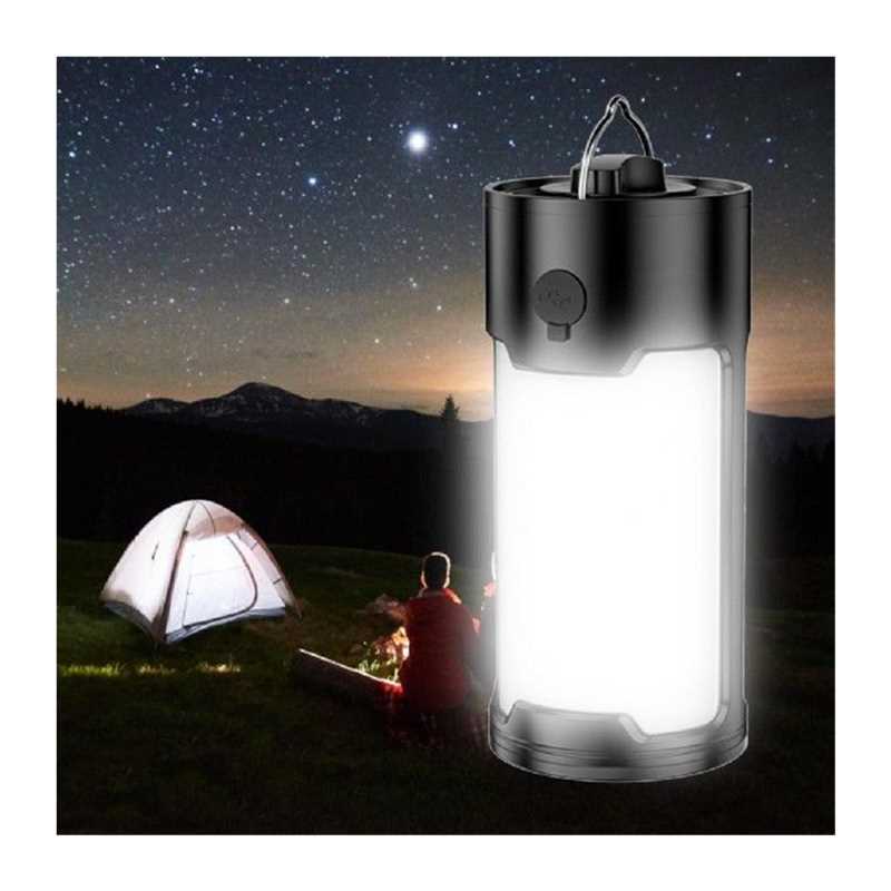 极速Black White  Practical Portable Camping Light Rechargeab