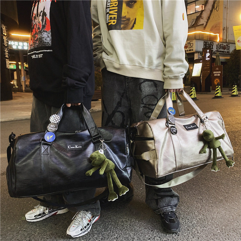 干湿分离健身包单肩手提行李包大容量行李袋短途男女出差旅行包